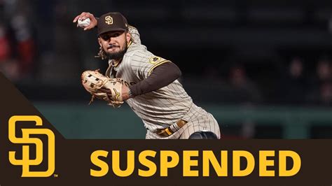 Fernando Tatis Jr Suspended Games Ped Suspension Youtube