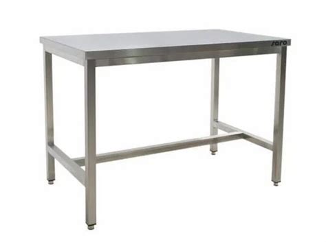 Polished Rectangular Stainless Steel Table For Restaurants At Rs 12500