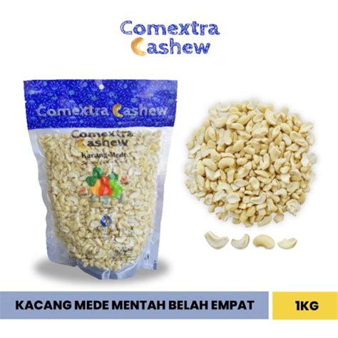 Jual Kacang Mede Mentah 1 Kg Belah Empat Cashew Mete Mente BELAH