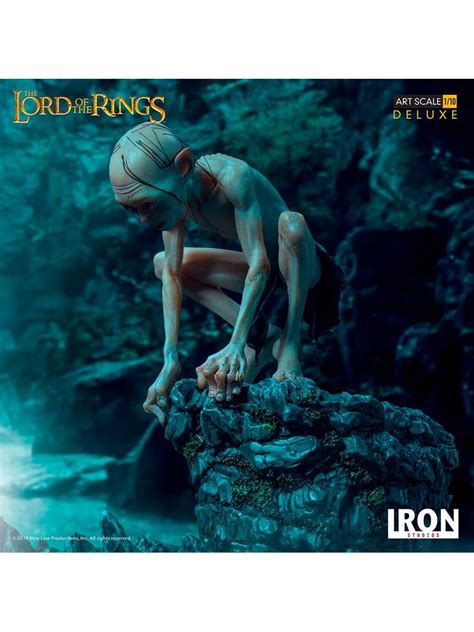 Estátua Gollum Deluxe Lord Of The Rings Art Scale 110 Iron