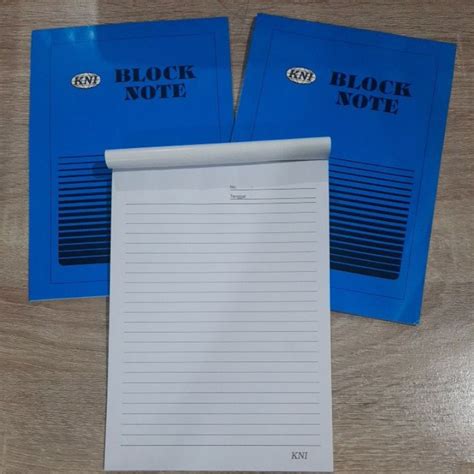 Jual Block Note Garis A5 KNI Bloc Notes KECIL Buku Memo Garis Buku