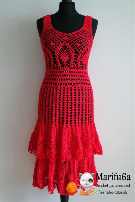 Crochet Dress Pattern Knittting Crochet