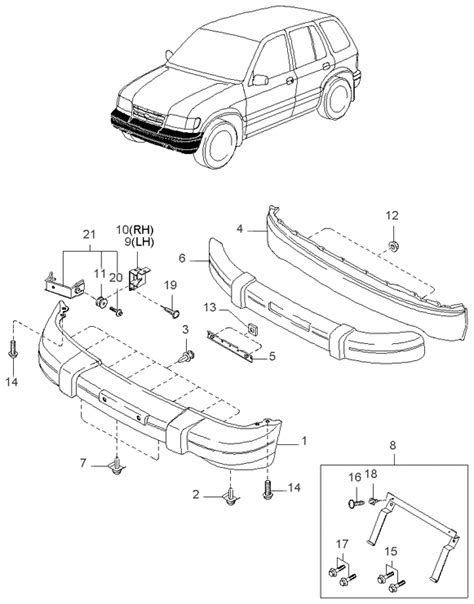 K A A Genuine Kia Reinforcement Fbumper