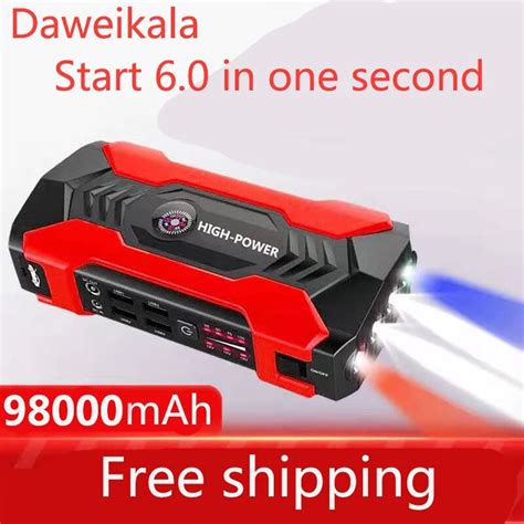 Auto Starthilfe Start Gerät Batterie Power Bank 12V98000mAh Jumpstarter