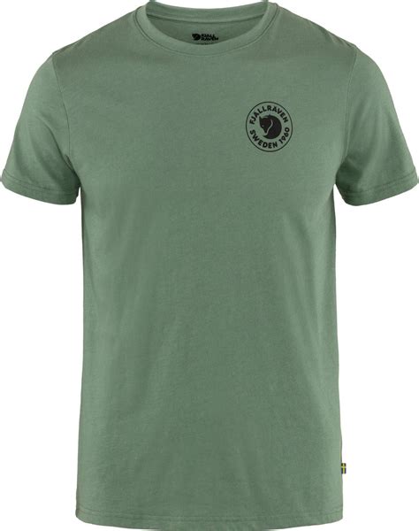 Fjall Raven Logo T Shirt M Patina Green T Shirts Snowleader