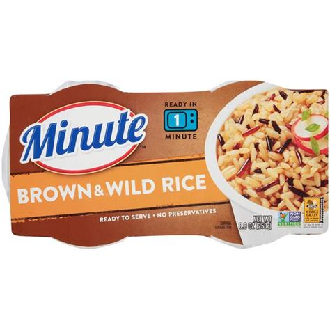 Minute Ready To Serve Brown And Wild Rice 2 Ct Cups Hy Vee Aisles Online Grocery Shopping