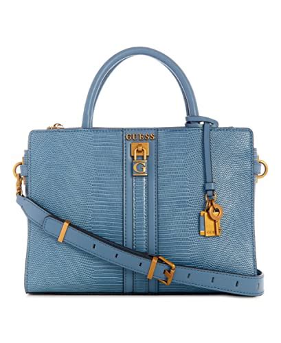 GUESS Ginevra Elite Society Satchel Slate WantItAll