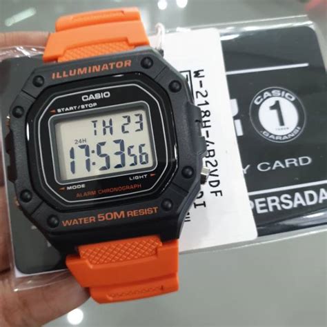 Jual Jam Tangan Casio W H Ukuran Cm Original Garansi Resmi Casio