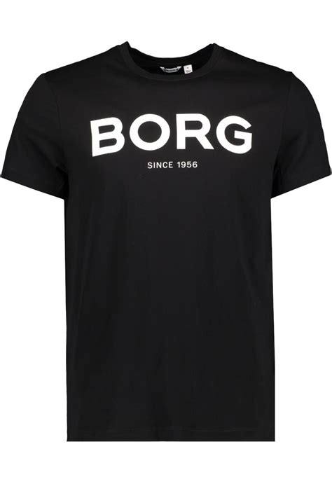 Bb Logo T Shirt 10001696 Bjorn Borg T Shirt Black Beauty Bk001