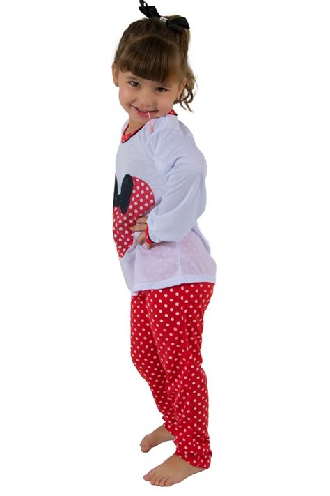 Pijama Longo De Malha Infantil 012 Vermelho Ref CEZ PA012 001 Kaisan