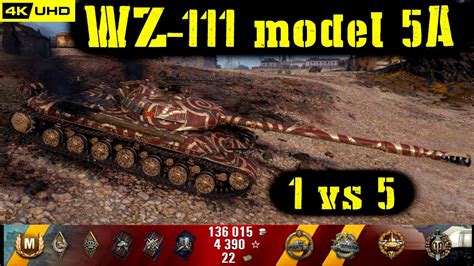 World Of Tanks WZ 111 Model 5A Replay 7 Kills 8 7K DMG Patch 1 7 0