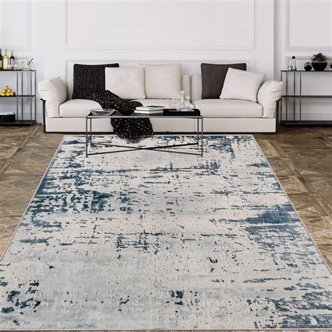 Asiinnsy Mordern Abstract Rug Soft Washable Carpet Non Slip Area Rug