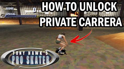 Tony Hawk S Pro Skater Ps1 How To Unlock Private Carrera Youtube