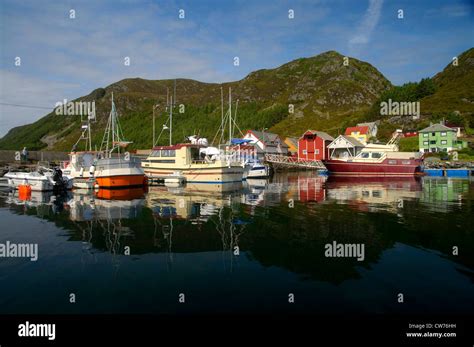 runde harbour norway runde stock photo alamy