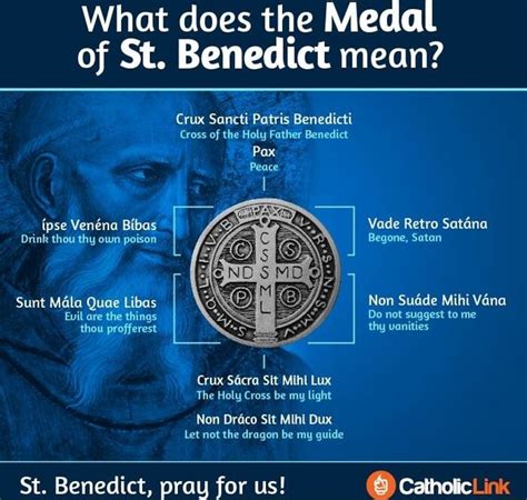 What Does The Medal Of St Benedict Mean Crux Sancti Patris Benedicti