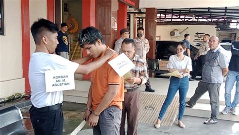 Adegan Diperagakan Kasus Pembunuhan Di Belitung Darat Ujung Suar