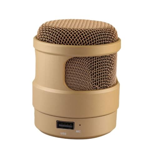 Wewoo Enceinte Bluetooth d intérieur or Portable Stéréo Musique Sans