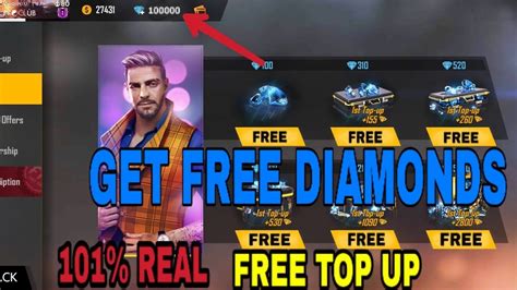 How To Get Free Diamonds In Free Fire Free Diamonds 2020 101 Working