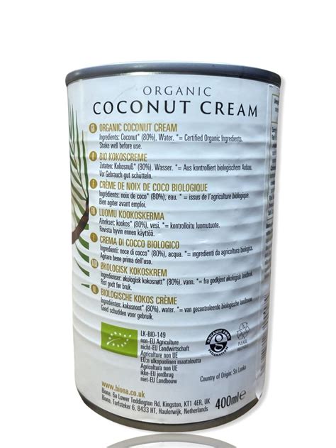 Biona Organic Coconut Cream Wholesomestorehouse