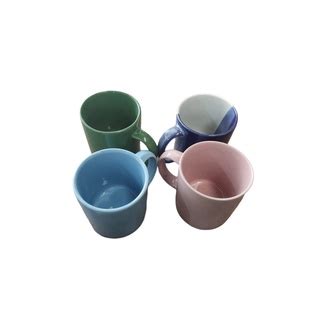 Kit Caneca Porcelana Colorida Ml Segunda Linha Shopee Brasil