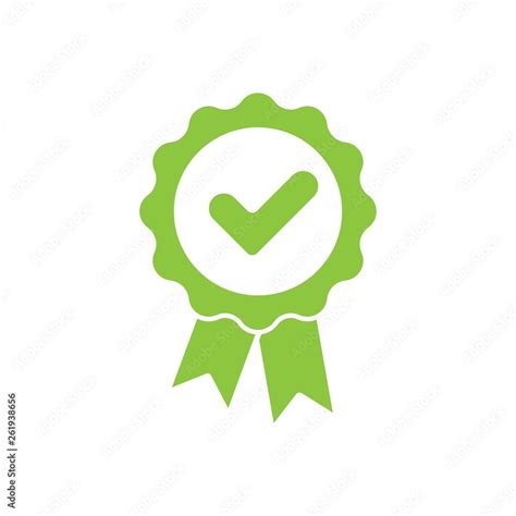 Quality Icon On A White Background Green Icon Stock Vector Adobe Stock