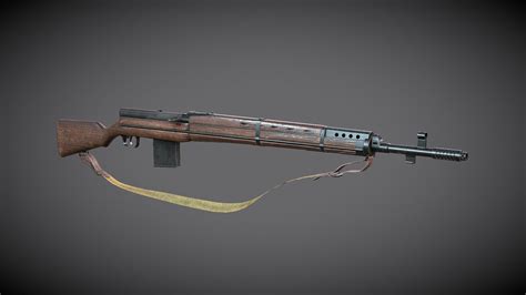 SVT 38 - Semi Automatic Battle Rifle - 3D model by VirutMehta [7e73022 ...