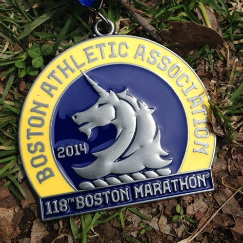 Boston Marathon Medal Square | Pediatrics Of Florence