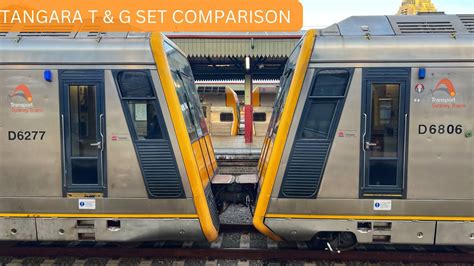 Sydney Trains Vlog 2021 Tangara T And G Set Comparison Youtube