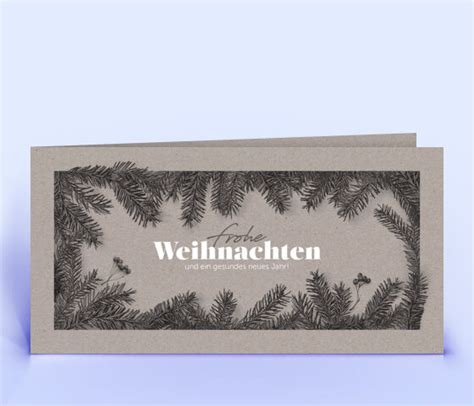 Kreative Weihnachtskarte Nr 2224 mit grünem Motiv Eco Cards