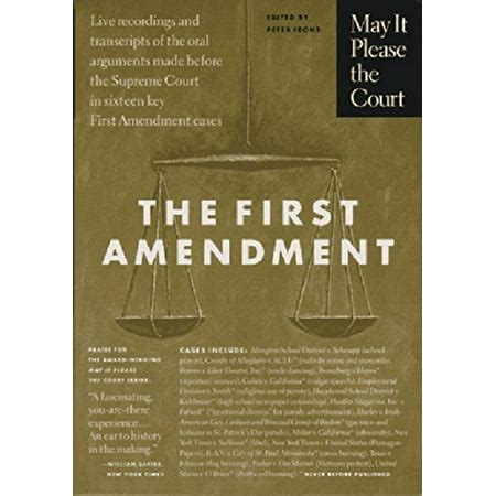 May It Please the Court : The First Amendment: Live Recordings and ...