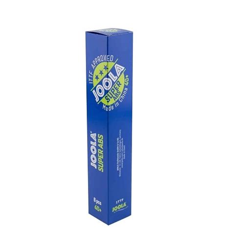 JOOLA Table Tennis Balls SUPER ABS 40+ 6-pack - PP-Pingis