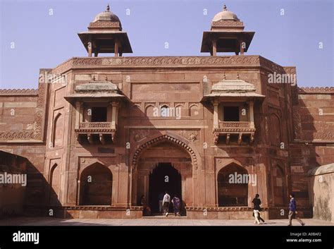 Entrance to Jodha Bai Palace Stock Photo - Alamy