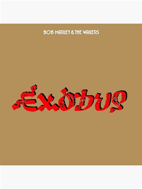 "Bob Marley Album Cover Exodus" Sticker for Sale by benangus | Redbubble