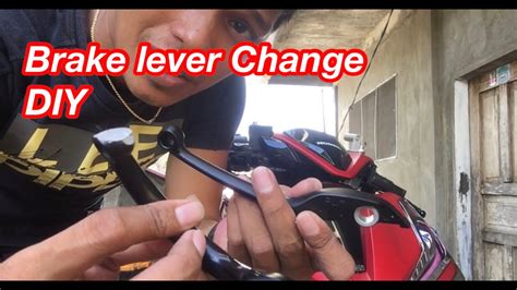 Honda Click 150i Brake Lever Replace Diy Youtube