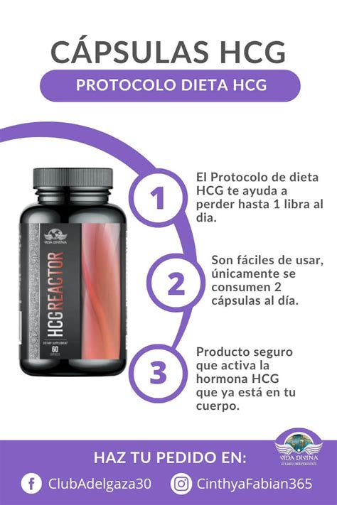 Capsulas HCG Vida Divina 5 Beneficios Del HCG Reactor