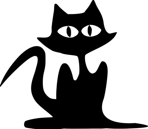 Gato Halloween Negro · Gráficos Vectoriales Gratis En Pixabay