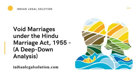 Void Marriages Under The Hindu Marriage Act 1955 Indian Legal Solution