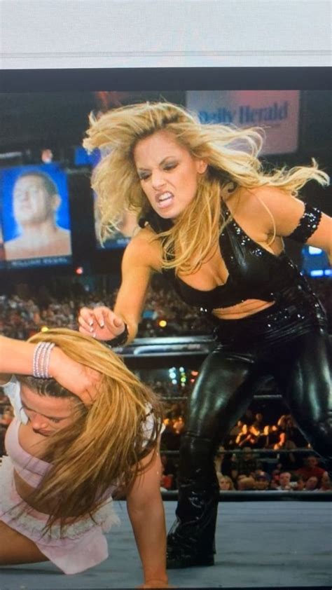 trishstratus___wwe on Instagram: #throwback wrestlemania 22 trish vs ...