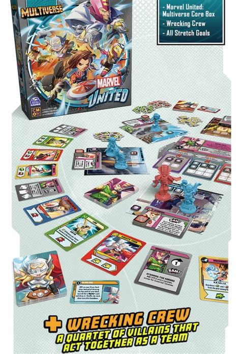 CMON Marvel United Multiverse board game - Geeky Gadgets