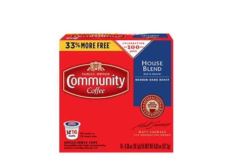 House Blend Coffee Pods 16 Count Compatible With Keurig 20 K Cup