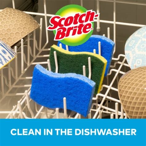 Scotch Brite® Blue Non Scratch Scrub Sponges 6 Pk King Soopers