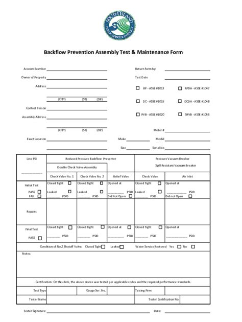 Fillable Online Backflow Testing What Is It And Why Is It Important Fax Email Print Pdffiller