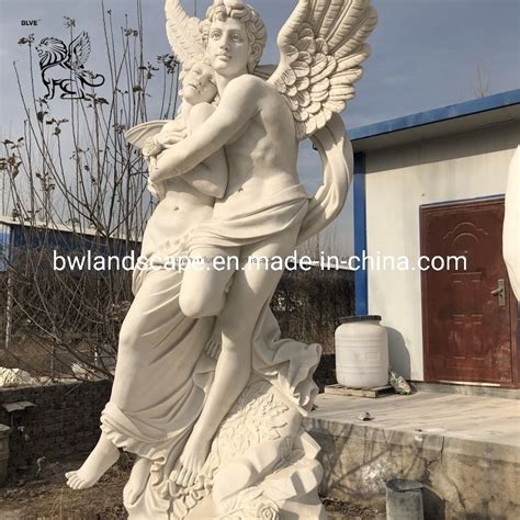 Factory Stone Carving Famous Love Couple Angel Statue Sculpture Price ...