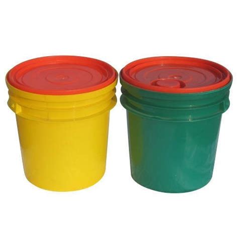 Hdpe Plastic Plain Round Grease Plastic Container Capacity Kg