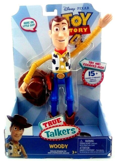 Disney Pixar Toy Story 4 Woody True Talker Action Figure 15 Phrases And Sounds Ebay