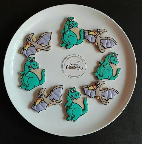 Galletas De Dinosaurios Decoracookies Baby Fever Cookie Decorating