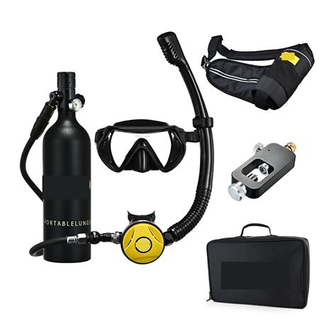 Snorkel Underwater Diving Rebreather Portable Deep Snorkeling Equipment -------- Diving Tank ...