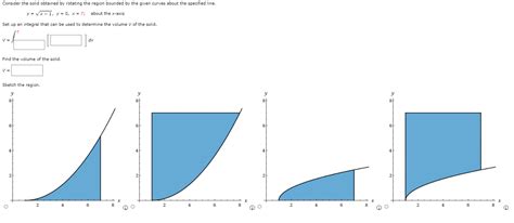 Solved Consider The Solid Obtained By Rotating The Region Chegg