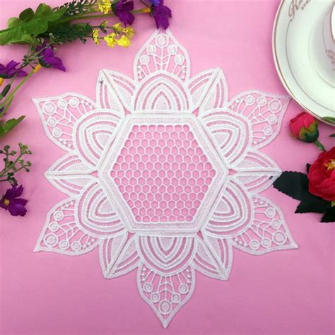 FSL Snowflake Doily Free Standing Lace Machine Embroidery Etsy