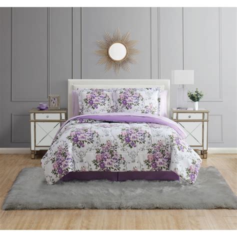 Style 212 Floral Bouquet 8-Piece Multiple Full Comforter Set at Lowes.com